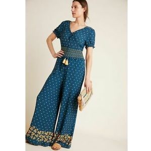 Anthropologie Farm Rio Rosewood Jumpsuit